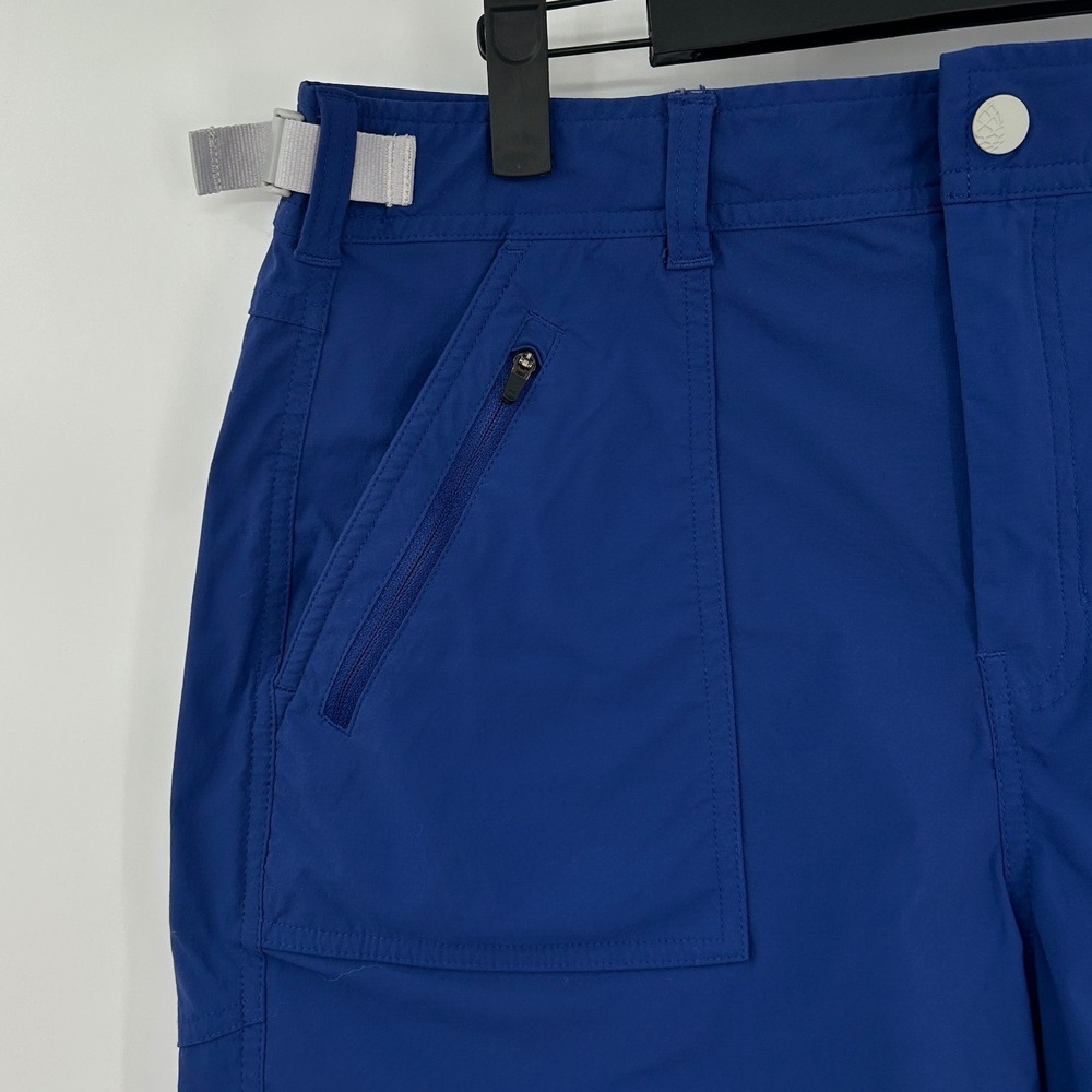 Stio Women Coburn Short Royal Blue Hiking Outdoor Utility Shorts Sz 12 Gorpcore - Picture 3 of 10